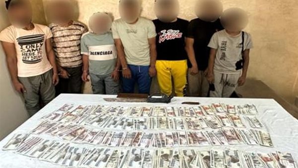 المتهمين والمضبوطات