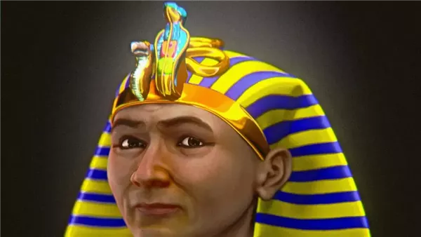 تخيل وجه الملك أمنحتب