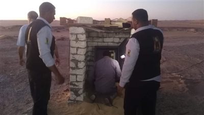 التحفظ على معدات شركات مخالفة لمبادرات التقنين بالوادي الجديد على مساحة 4000 فدان| صور