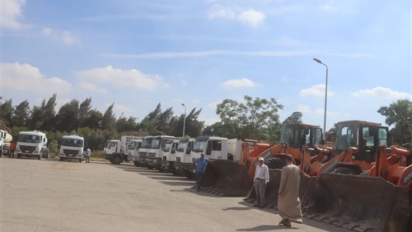 اصطفاف المعدات للتعامل