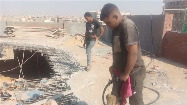 إزالة سقف خرساني