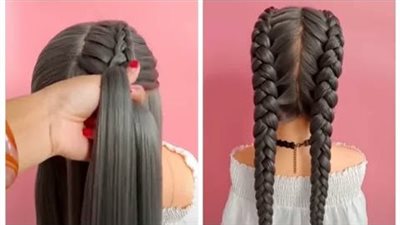 طريقة عمل الضفيرة من بداية الشعر.. اصنعي السنبلة بتكرار خطوة واحدة