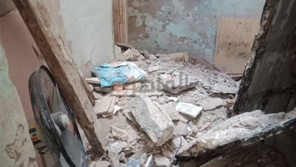 انهيار منزل في منطقة