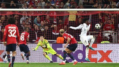 نتيجة مباراة ريال مدريد وليل في دوري أبطال أوروبا.. هزيمة الملكي