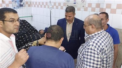 محافظ المنيا يتابع الحالة الصحية لمصابي الطريق الدائري شرق كوبري أبو شناف