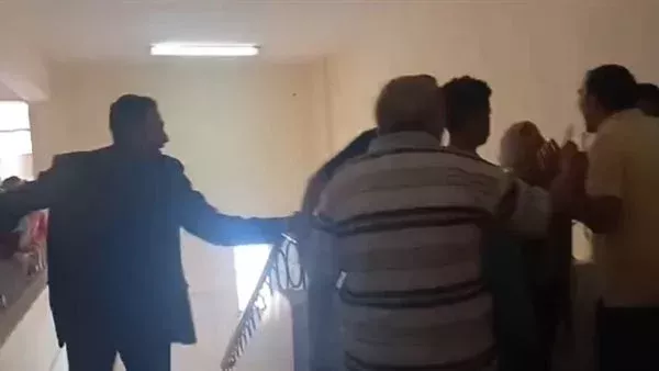 جانب من المشاجرة