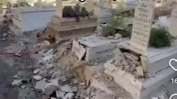 تضرر مقابر الباشورة