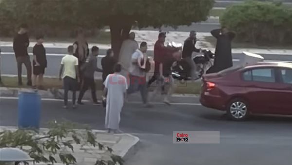 جانب من الحادث 