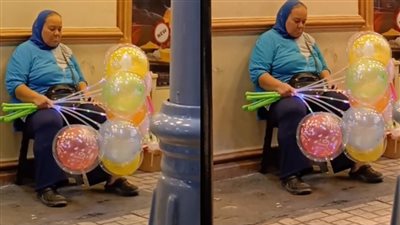 بائعة السعادة.. سيدة تثير تعاطف مستخدمي السوشيال ميديا: بتبيع البلالين ومتقدرش تجيبها لعيالها