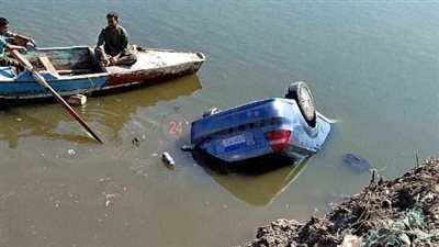 مصرع شخص وإصابة اثنين في انقلاب ملاكي بترعة المريوطية