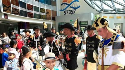 إدارة الموسيقات العسكرية تشارك في إقامة حفل لأطفال مؤسسة مستشفى سرطان 57357