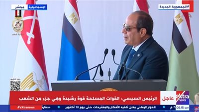 السيسي: كل ما نبغيه العيش في سلام على حدودنا.. والبناء أفضل كثيرا من الصراعات