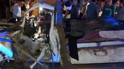 من قرية واحدة.. التحقيق في مصرع 7 أشخاص وإصابة 3 آخرين في حادث انقلاب سيارة بالطريق الإقليمي بالشرقية