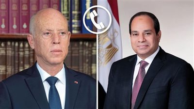 السيسي يهنئ قيس سعيد بعد إعادة انتخابه رئيسًا لـ تونس