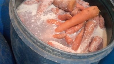 ضبط 9 أطنان مخلل فاسد خلال حملة في القليوبية