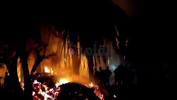 صورة من الحريق في
