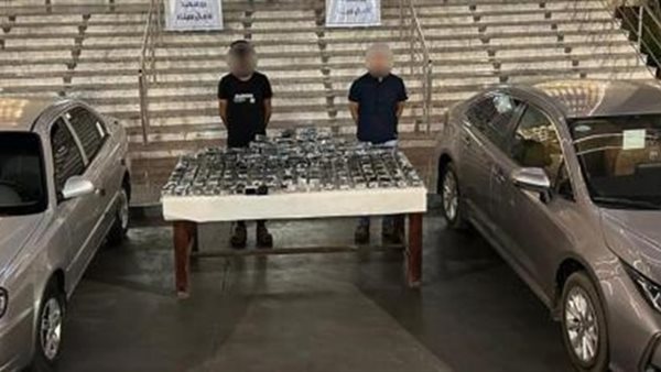 المتهمين والمضبوطات