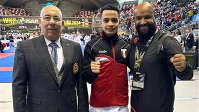 عبد الله التهامي يهزم منافسه الإسرائيلي بنتيجة 8- 1 في بطولة العالم للكاراتيه 