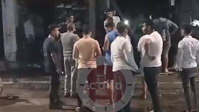 السيطرة على حريق نشب في محل أحذية بدمنهور | فيديو