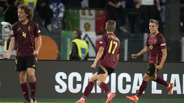 مباراة بلجيكا وإيطاليا