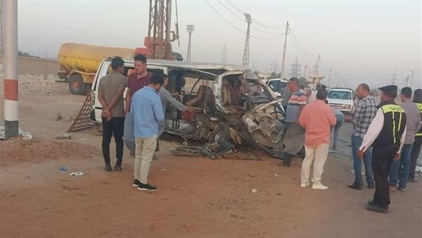 حادث تصادم بأسيوط