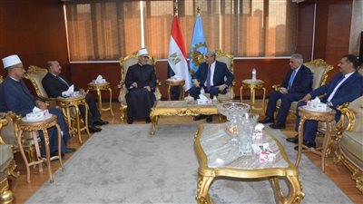 المفتي: نحن على استعداد لكل أوجه التعاون مع محافظة الغربية وتقديم الخدمات الإفتائية اللازمة