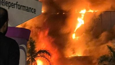 اندلاع حريق بمول وكافيه بشارع التسعين الجنوبي في التجمع الخامس| صور