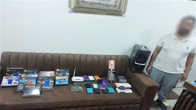  القبض على صاحب محل لاتهامه بسرقة تشفير القنوات وإعادة بثها بكفر الشيخ 