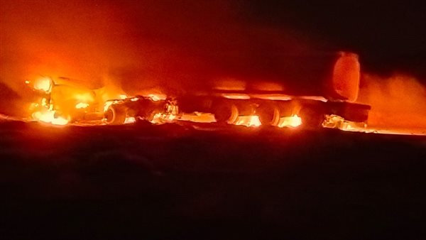 حادث تصادم مقطورتين