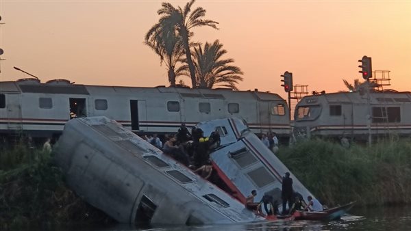 حادث قطار المنيا