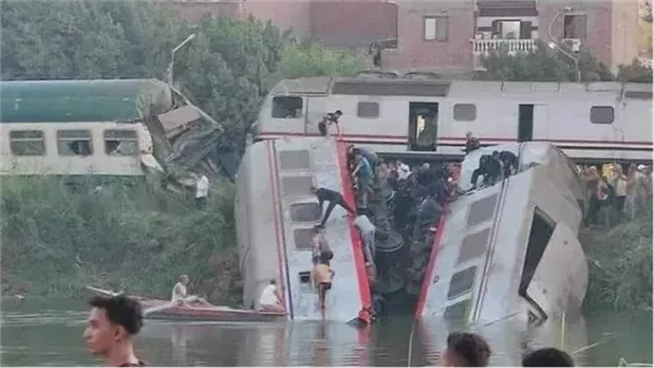 حادث قطاري المنيا