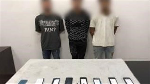 المتهمين والمضبوطات