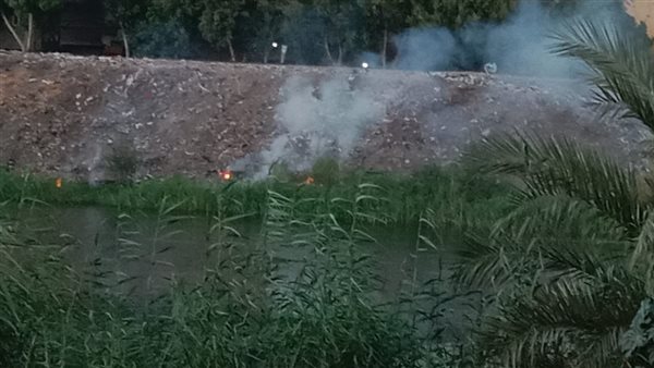 حرق المخلفات الزراعية