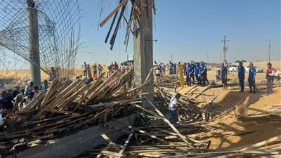 عضلة القلب متوقفة.. استخراج المصاب السادس من أسفل أنقاض مبنى تحت الإنشاء بأكتوبر