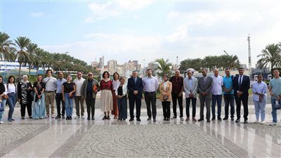 الهيئة العامة لميناء الإسكندرية تستقبل وفدا متعدد الجنسيات لتعزيز مجالات التعاون المشترك