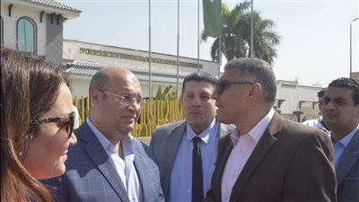محافظ الجيزة يتفقد مشروعات التطوير بمحيط المتحف المصري الكبير والطرق المؤدية له | صور 