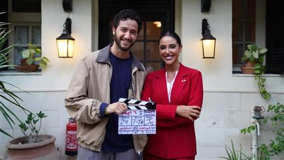 أحمد مالك وآية سماحة يبدأن تصوير فيلم 6 أيام |صور