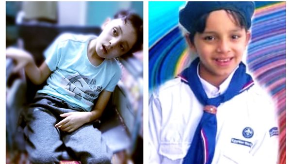 الطفل المصاب