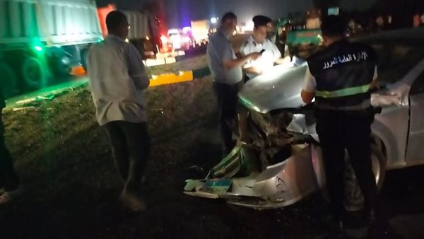 رفع آثار حادث الطريق