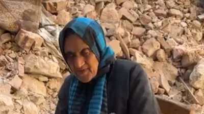 مُسنة تطالب بتوفير سكن بديل بعد انهيار منزلها الإسكندرية: معنديش مكان أروحله