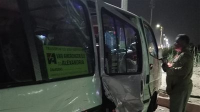 إصابة 21 شخصا في حادث تصادم على الطريق الصحراوي بالبحيرة