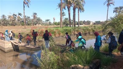 أهالي عزبة قنبر بأسيوط يستغيثون لبناء كوبري: بنعدي الطريق على جزع نخلة وخايفين على عيالنا| بث مباشر