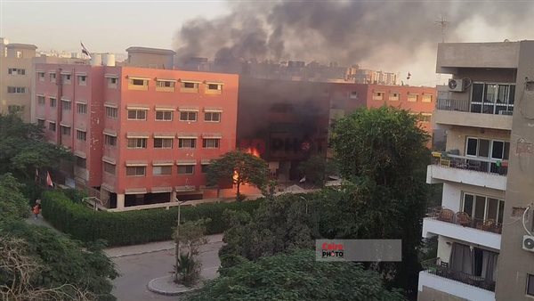 جانب من الحريق 