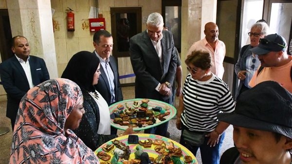 محافظ أسوان يستقبل