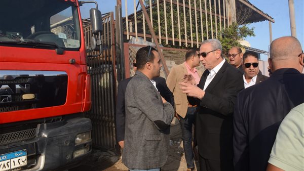 محافظ الغربية يتابع