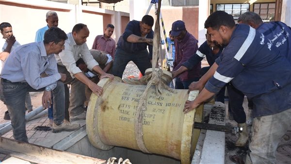 إصلاح الخط بإسنا