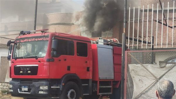 حريق في كافتيريا