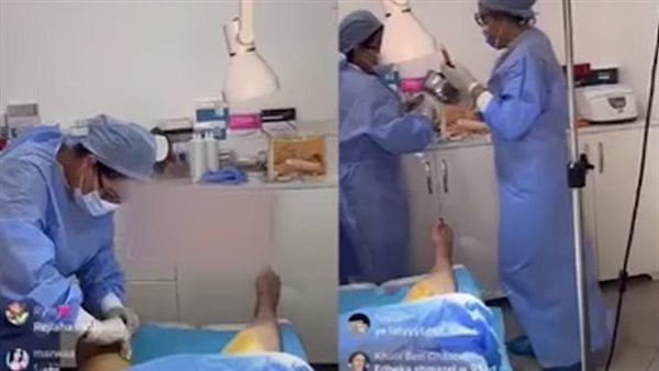 مشهد من البث المباشر