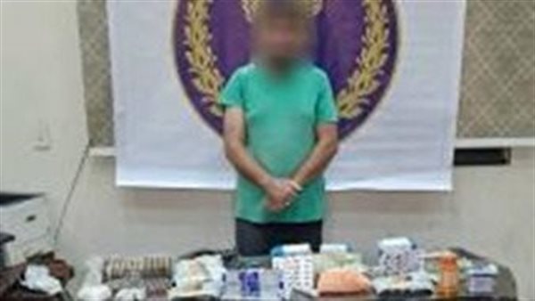 المتهم والمضبوطات