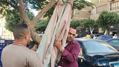 حملة مكبرة لإزالة التعديات والإشغالات في مدينة نصر| صور